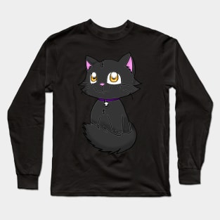 Halloween Kitten Long Sleeve T-Shirt